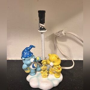 Vintage Care Bear Lamp